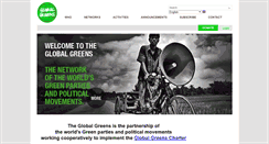 Desktop Screenshot of globalgreens.org